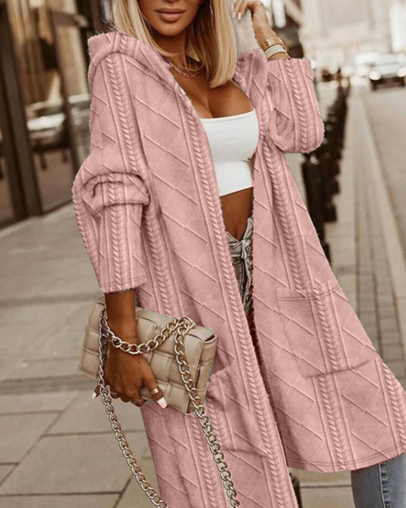 Sienna - Long Hooded Cardigan