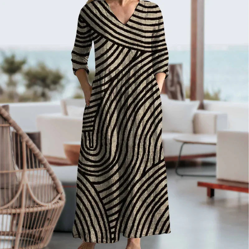 AYLA | Vintage Striped Dress