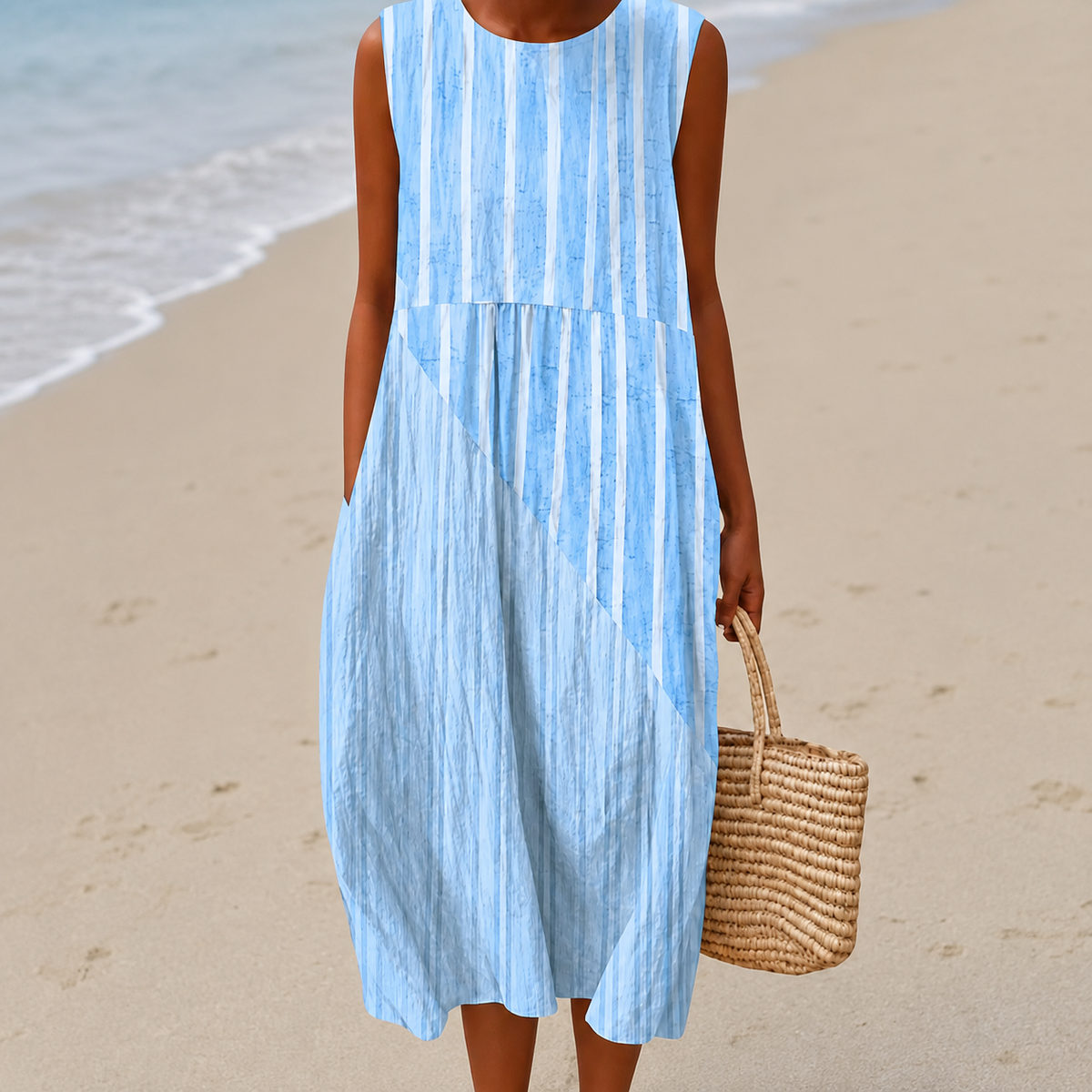 Livia | Airy, Tummy-Camouflaging Floral Midi Dress