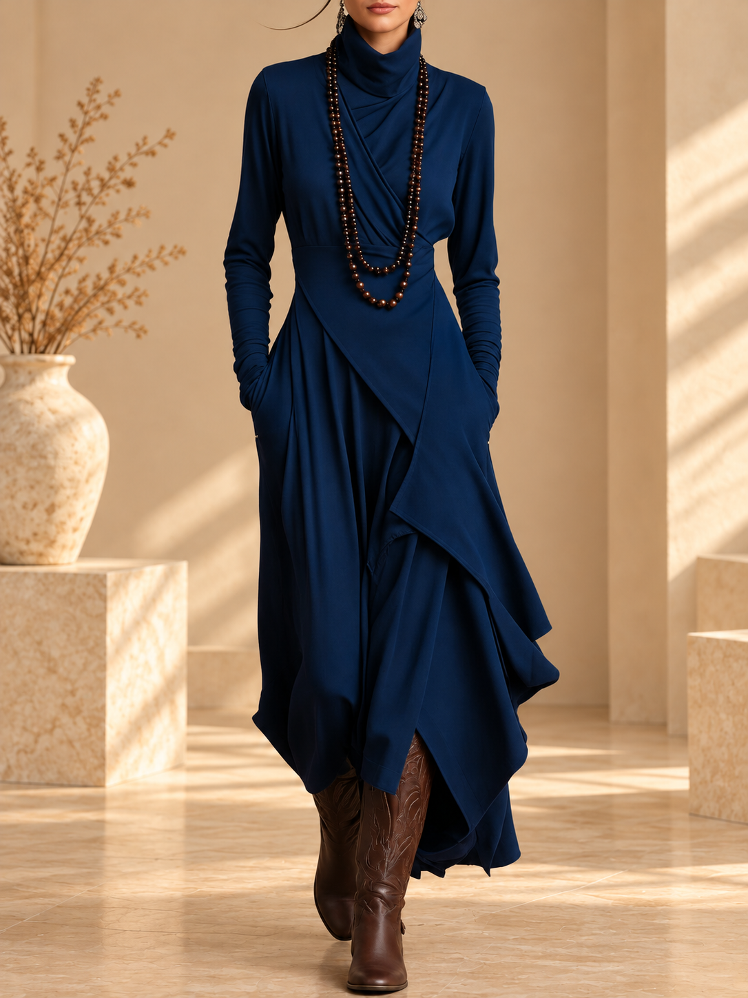Genevieve | The Turtleneck Maxi