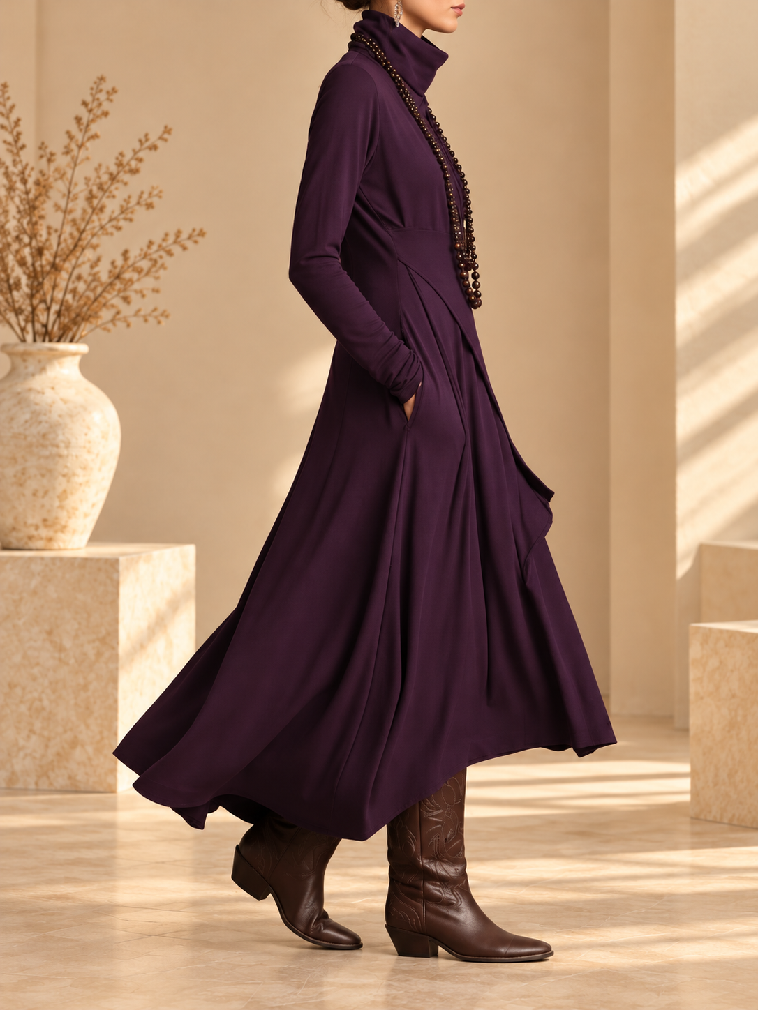 Genevieve | The Turtleneck Maxi