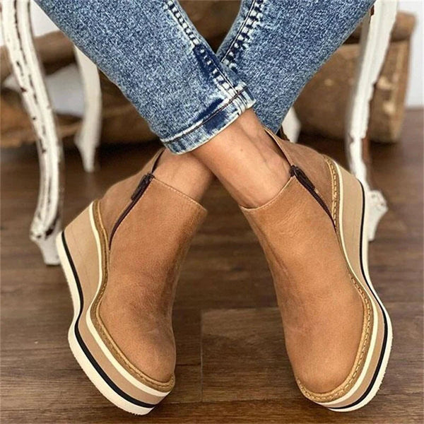 Kamala™  Casual Wedge Ankle Boots