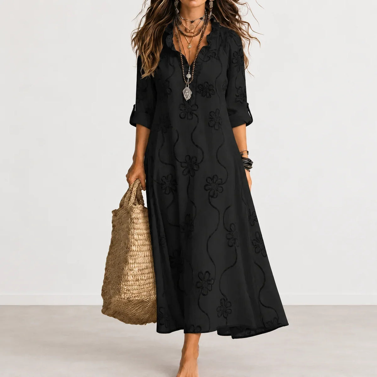 Cordelia | Floral Flow Maxi Dress