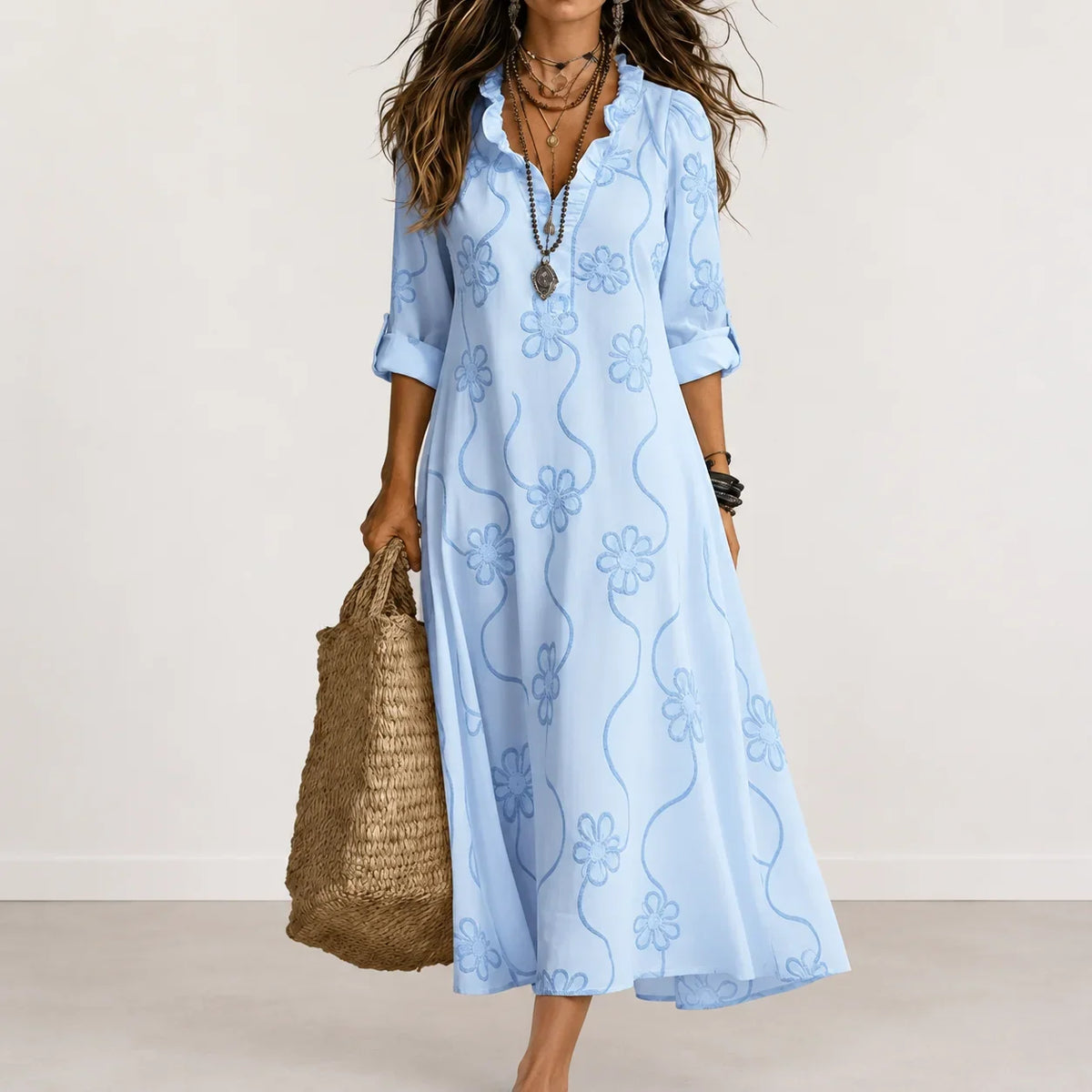 Cordelia | Floral Flow Maxi Dress