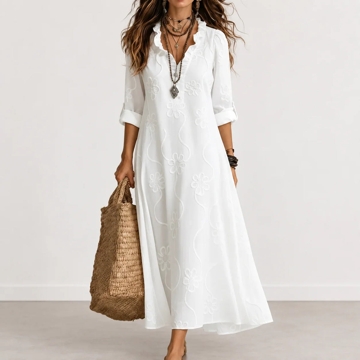 Cordelia | Floral Flow Maxi Dress