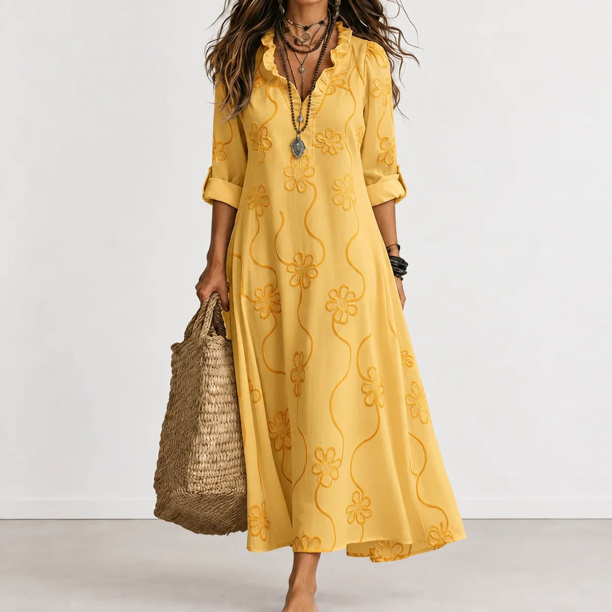 Cordelia | Floral Flow Maxi Dress