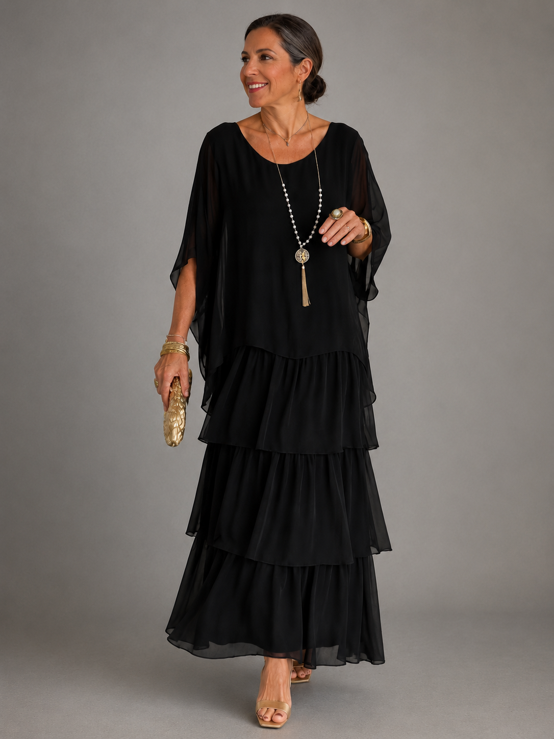Lara | Elegant, flowing maxi dress