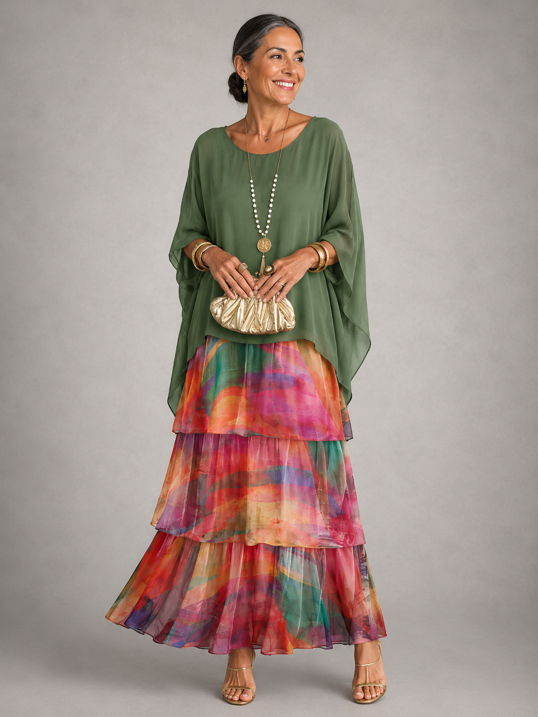 Lara | Elegant, flowing maxi dress