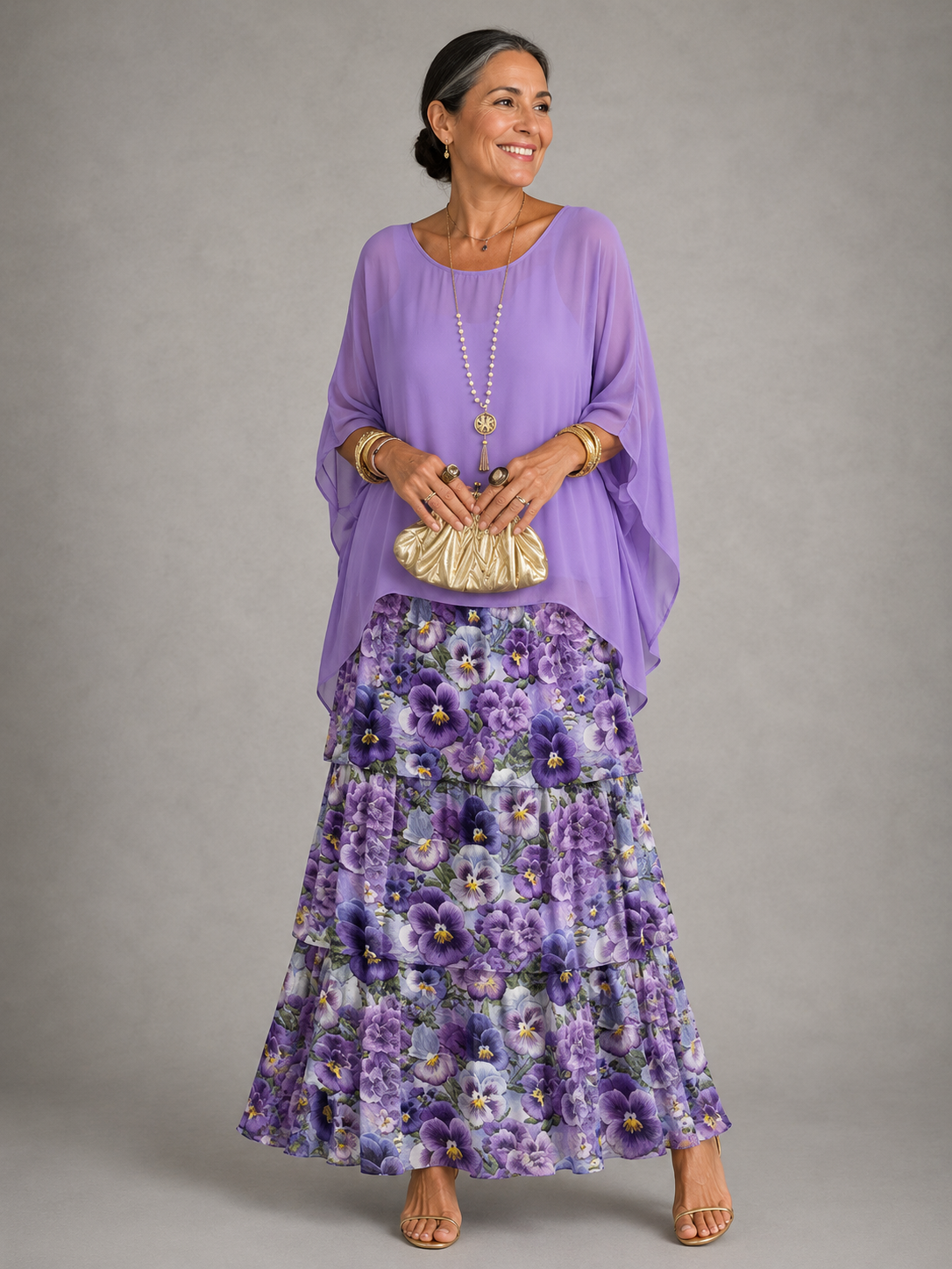 Lara | Elegant, flowing maxi dress