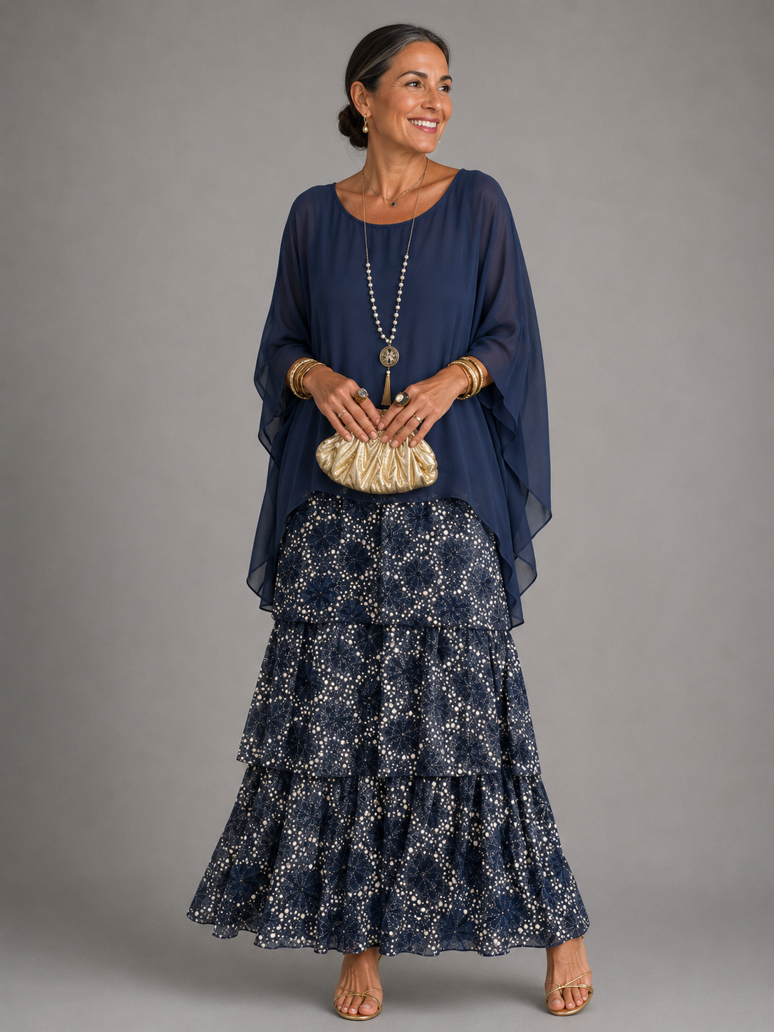 Lara | Elegant, flowing maxi dress