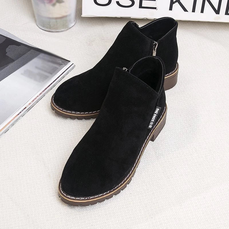 Mary™ Thick Sole Ankle Boots